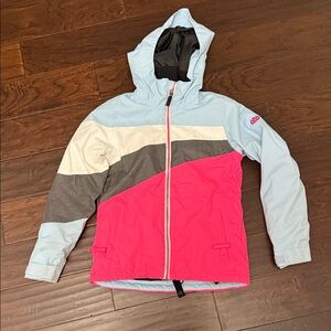 686 Kids Pink and Blue Ski Jacket
